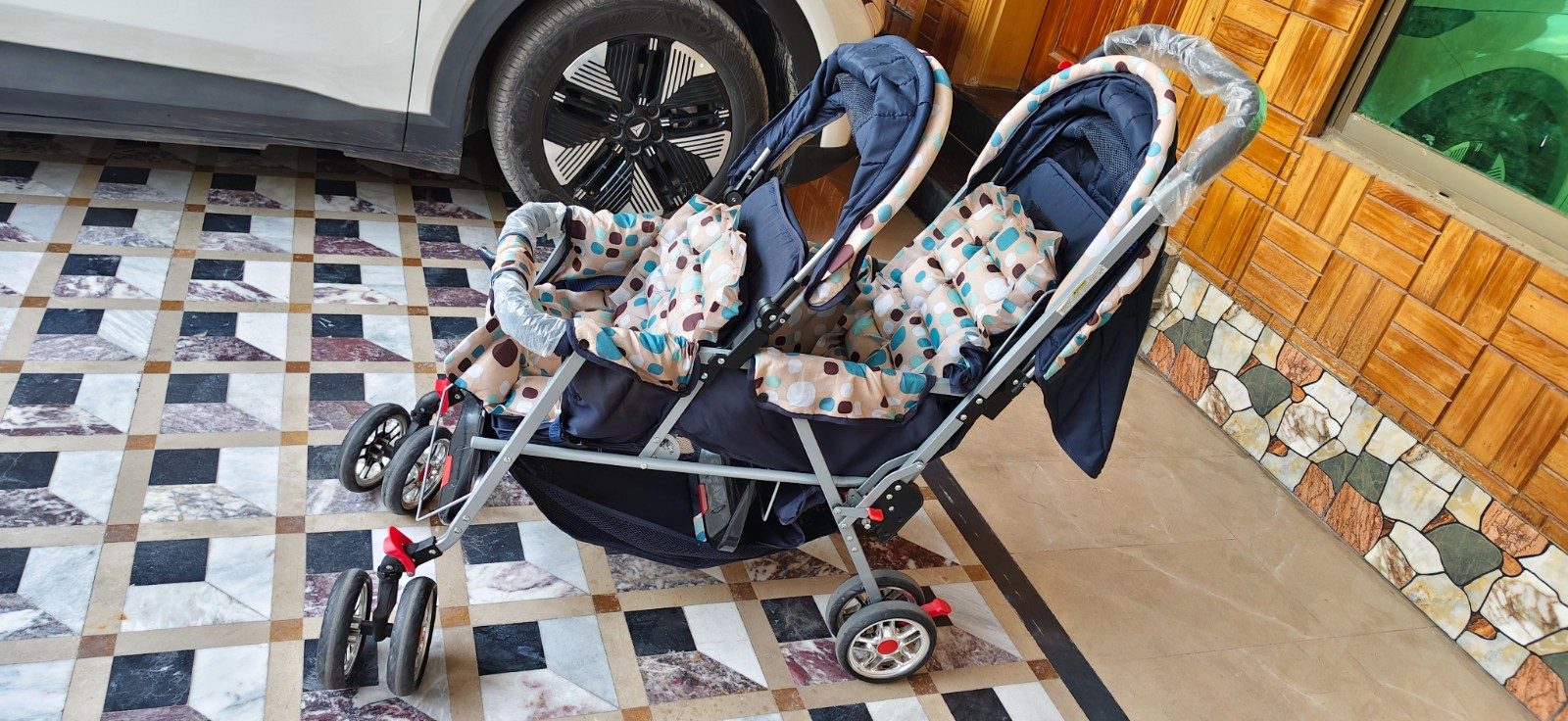 👶 Double Baby Stroller / Twin Pram For Sale, photo 5